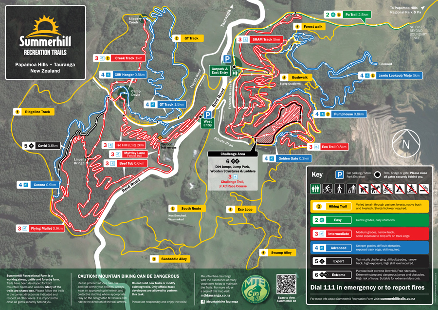 vail lake mountain bike trail map